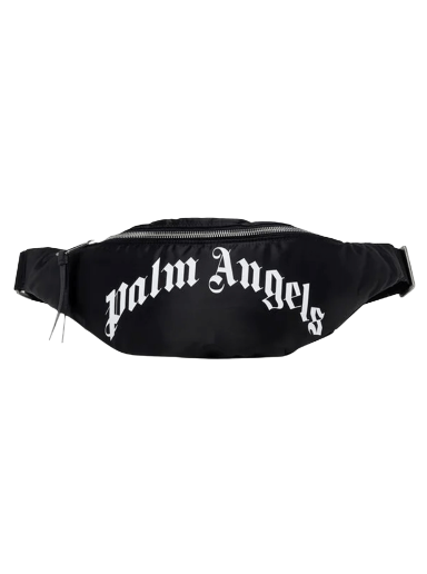 Vyötärölaukku Palm Angels Curved Logo Waist Bag Musta | PMNO004C99FAB0011001