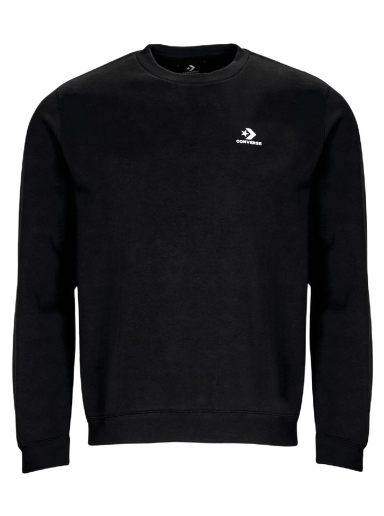 Villapaita Converse Fleece Crewneck Musta | 10024510-A01