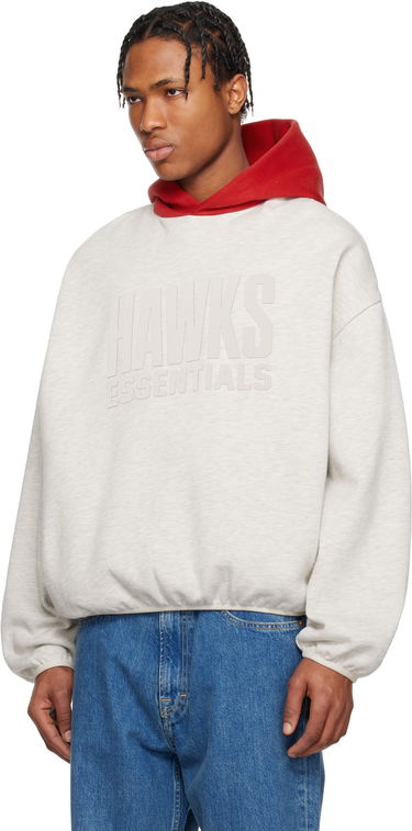 Huppari Fear of God ESSENTIALS NBA Hawks Pullover Hoodie Harmaa | 192AL246509F, 3