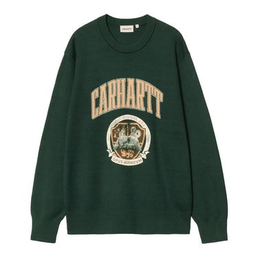 Villapaita Carhartt WIP Carhartt WIP Library College Sweater Vihreä | I034521_9, 0