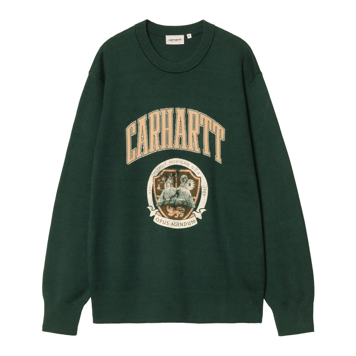 Villapaita Carhartt WIP Carhartt WIP Library College Sweater Vihreä | I034521_9, 0