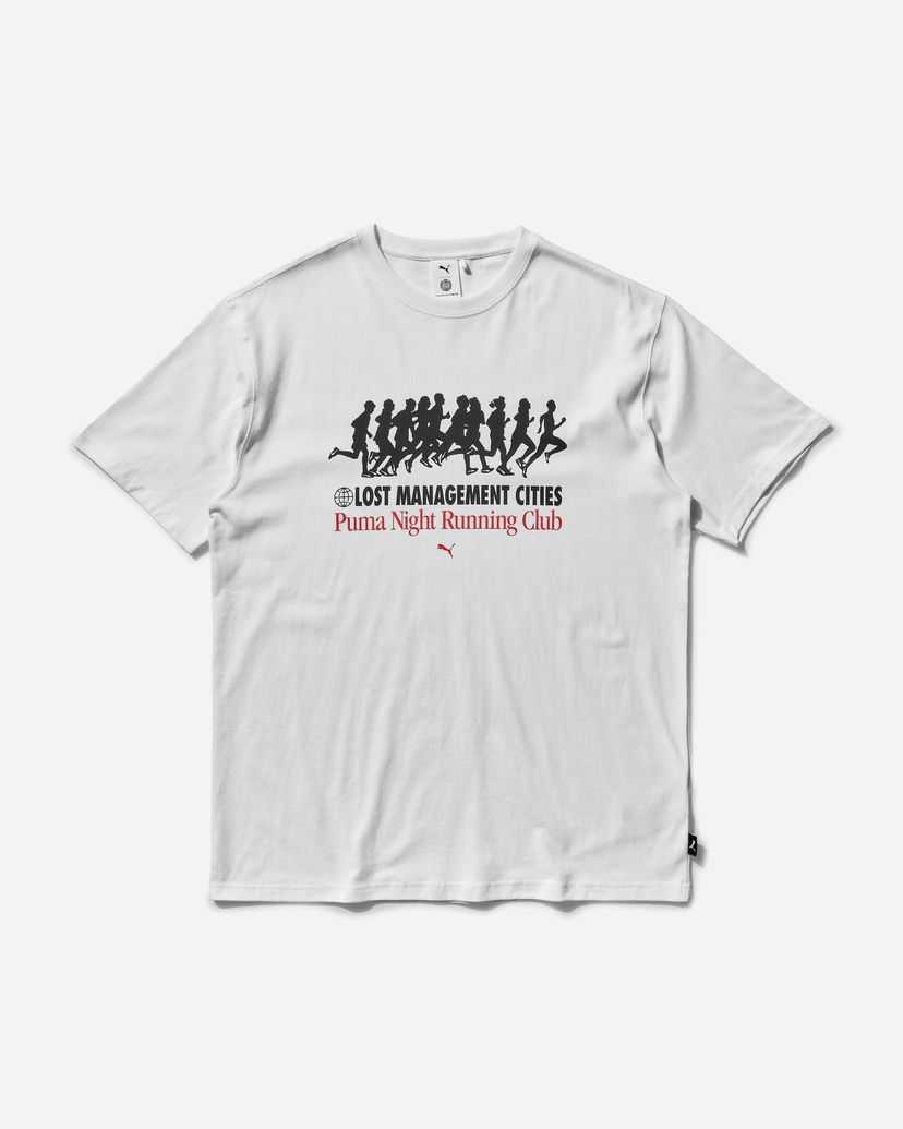 T-paita Puma LMC Graphic T-Shirt Valkoinen | 626563-02