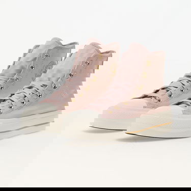 Tennarit ja kengät Converse Chuck Taylor All Star Lift Platform Tailored Lines Flush Stone/ Egret/ Gold Vaaleanpunainen | A10431C, 5