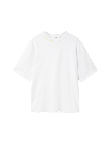 T-paita AXEL ARIGATO Apex Ribbed T-Shirt Valkoinen | A3319002, 0