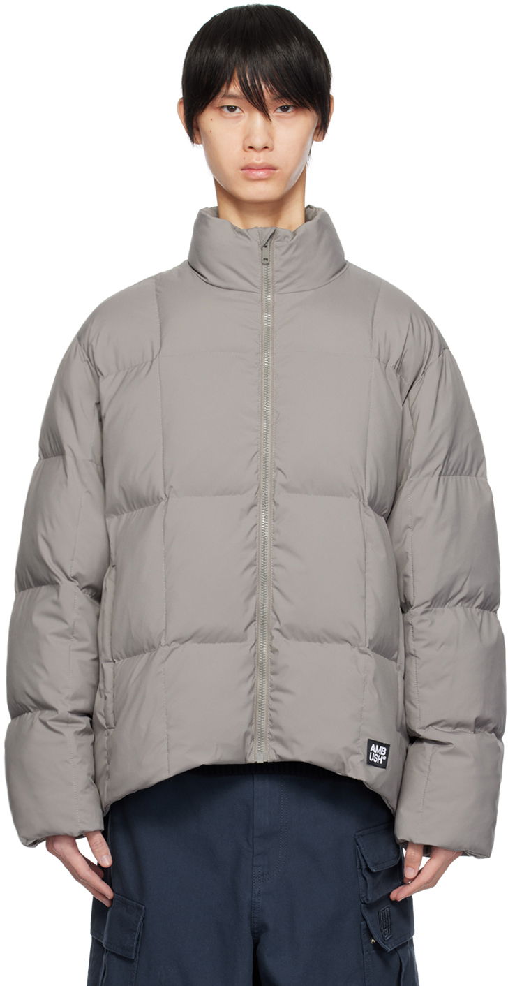 Puffer takki Ambush Patch Puffer Jacket Harmaa | BMED018F23FAB0010600, 0