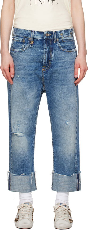 Jeans R13 R13 Tailored Drop Cropped Jeans Sininen | R13W6452-D283C, 0