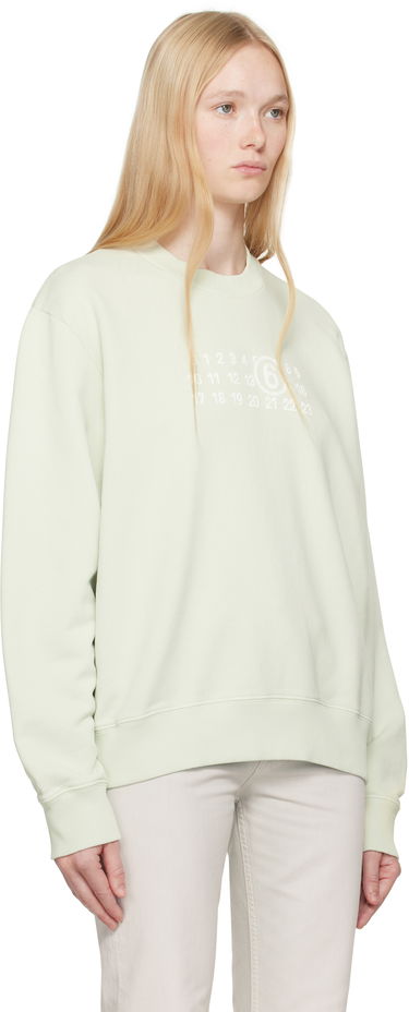 Villapaita Maison Margiela MM6 Maison Margiela Numeric Sweatshirt Vihreä | SH2GU0021 M25004, 1
