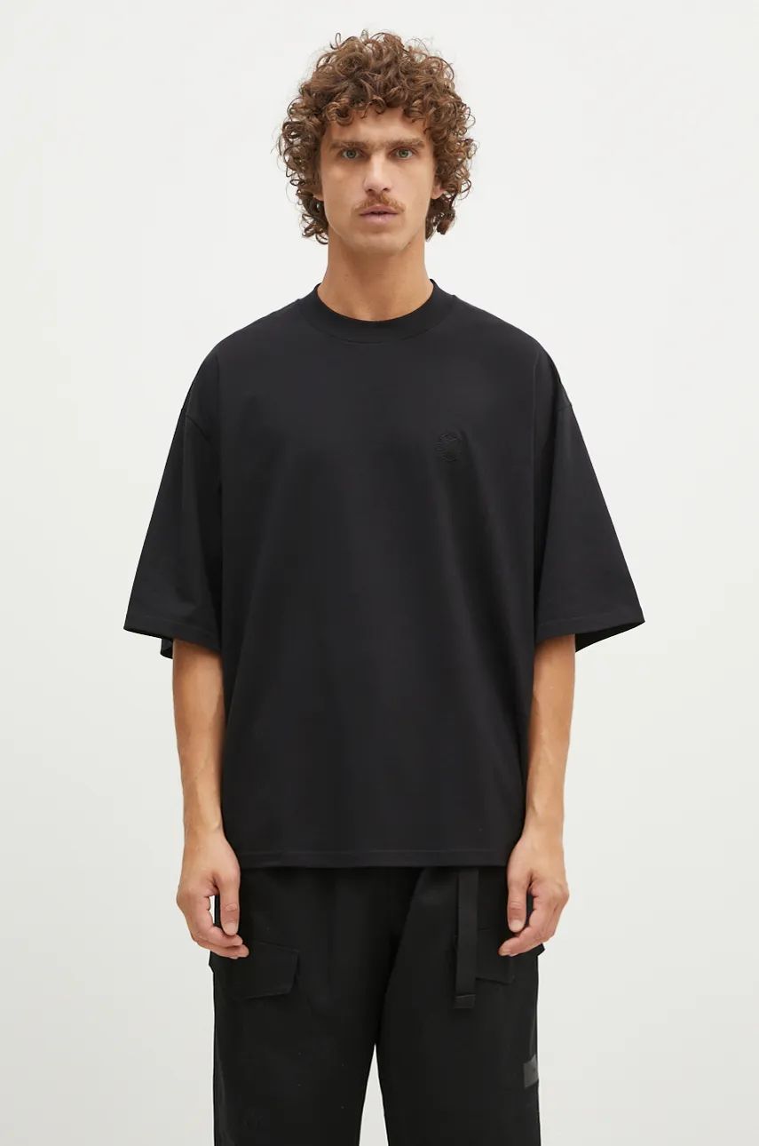 T-paita 1017 ALYX 9SM Oversized Crewneck Tee with Application Musta | AAMTS0486FA01, 0