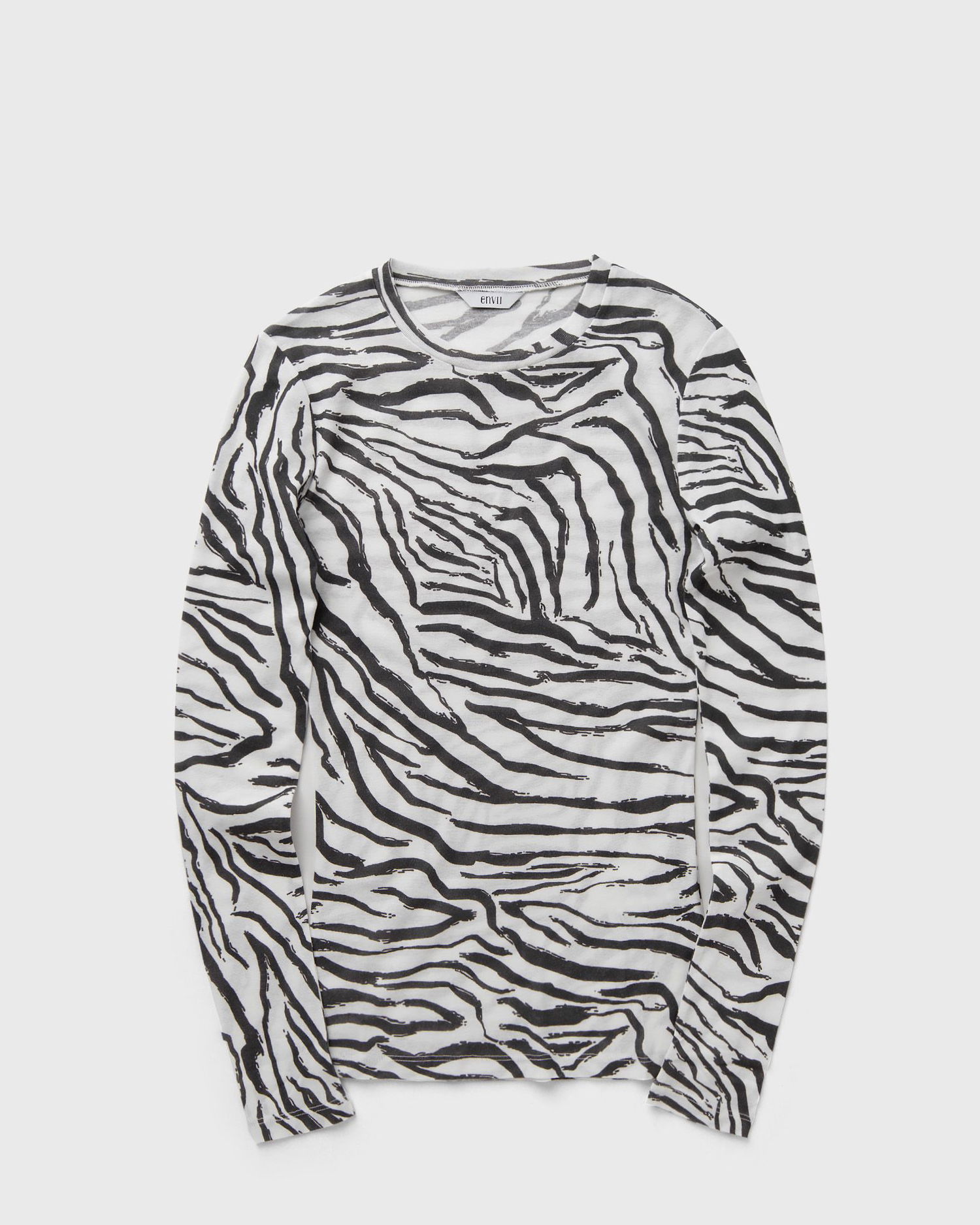 T-paita envii Long Sleeve Zebra Print T-Shirt Valkoinen | E23200045-CLR002104, 0