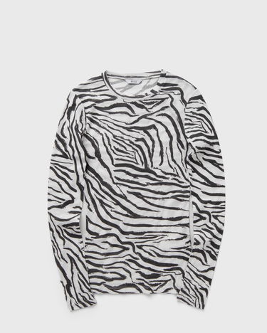 T-paita envii Long Sleeve Zebra Print T-Shirt Valkoinen | E23200045-CLR002104, 0