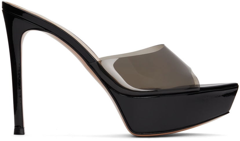 Tennarit ja kengät Gianvito Rossi Gianvito Rossi Betty Heeled Platform Sandals Musta | G17240-85RIC-GSV