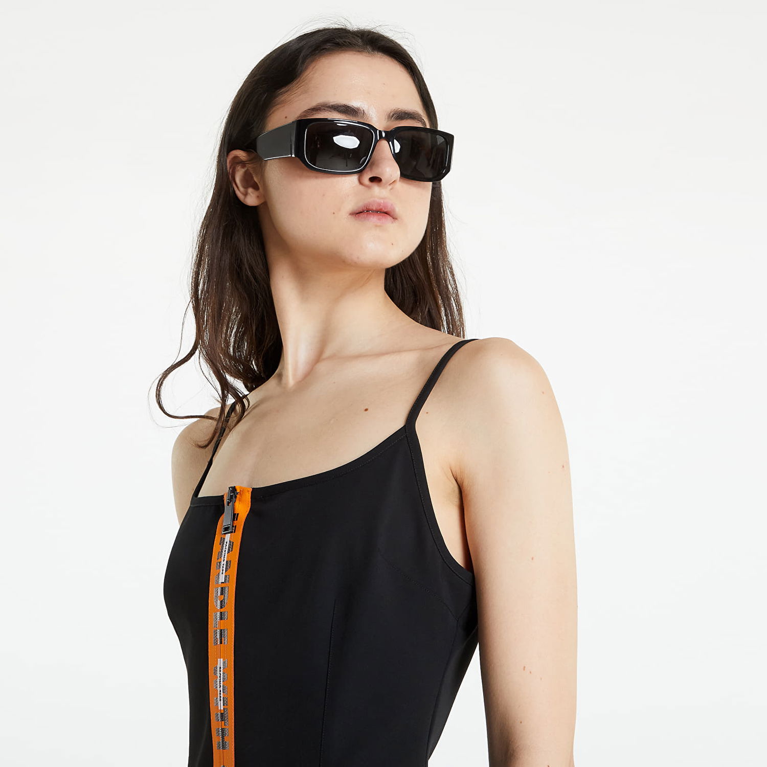 Mekko HERON PRESTON Stretch Gabardine H.W.C. Zip Musta | HWDB058C99FAB0011000, 1