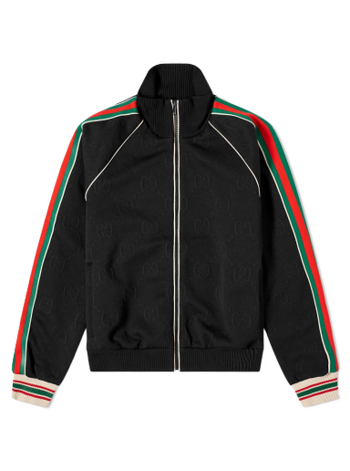 Bomber-takki Gucci GG Jacquard Bomber Jacket Musta | 662270-XJDE9-1043