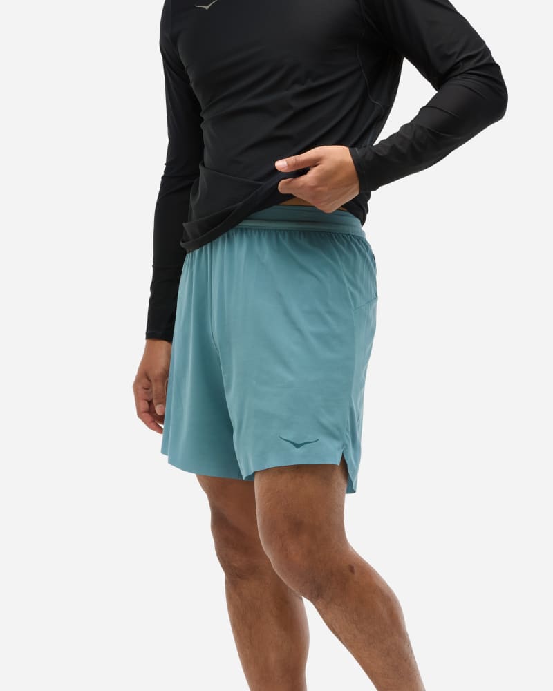 Shortsit Hoka One One Glide 7'' 2-in-1 Shorts Sininen | 1151080-MTNF