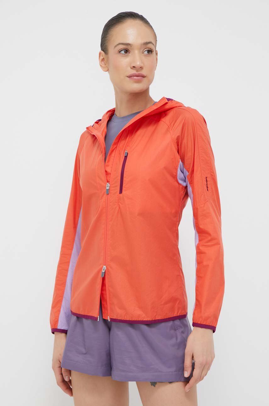 Tuulitakki Icebreaker Shell+ Hooded Jacket Oranssi | IB0A56OC8241, 0