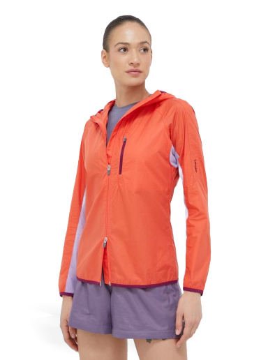 Tuulitakki Icebreaker Shell+ Hooded Jacket Oranssi | IB0A56OC8241