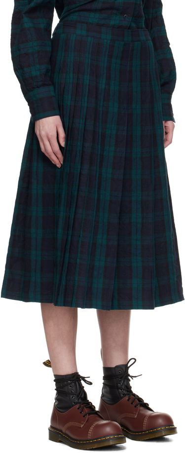 Hame YMC YMC Rosetta Midi Pleated Skirt Vihreä | Q3XMA, 1