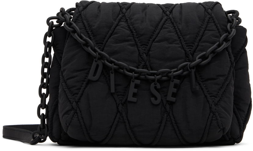 Olkalaukku Diesel Diesel Charm-D Quilted Shoulder Bag Musta | X10267 P8048