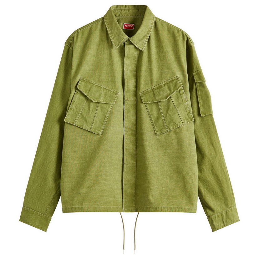 Paita KENZO Kenzo Pocket Overshirt, Size Large Vihreä | FF55CH5339GD-48