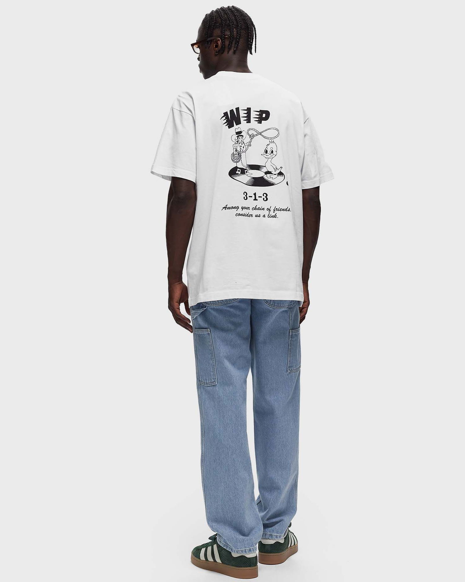 T-paita Carhartt WIP S/S Friendship Tee Valkoinen | I033641-00A.XX, 1