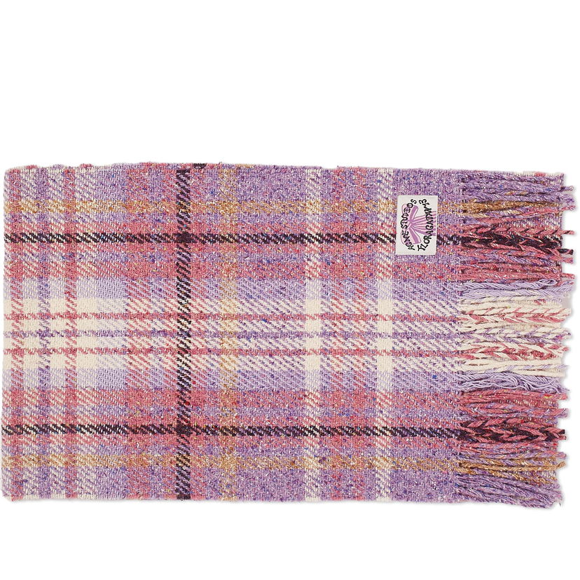 Huivi Acne Studios Volano Check Scarf Violetti | CA0325-ADE