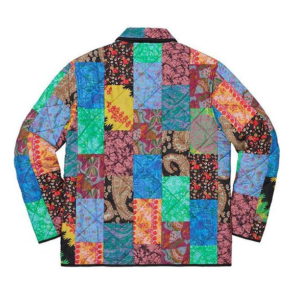 Puffer takki Supreme Reversible Patchwork Quilted Jacket Monivärinen | SUP-SS19-10160