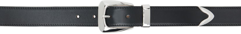 Vyöt Khaite The Benny Black Leather Belt Musta | 10012-763