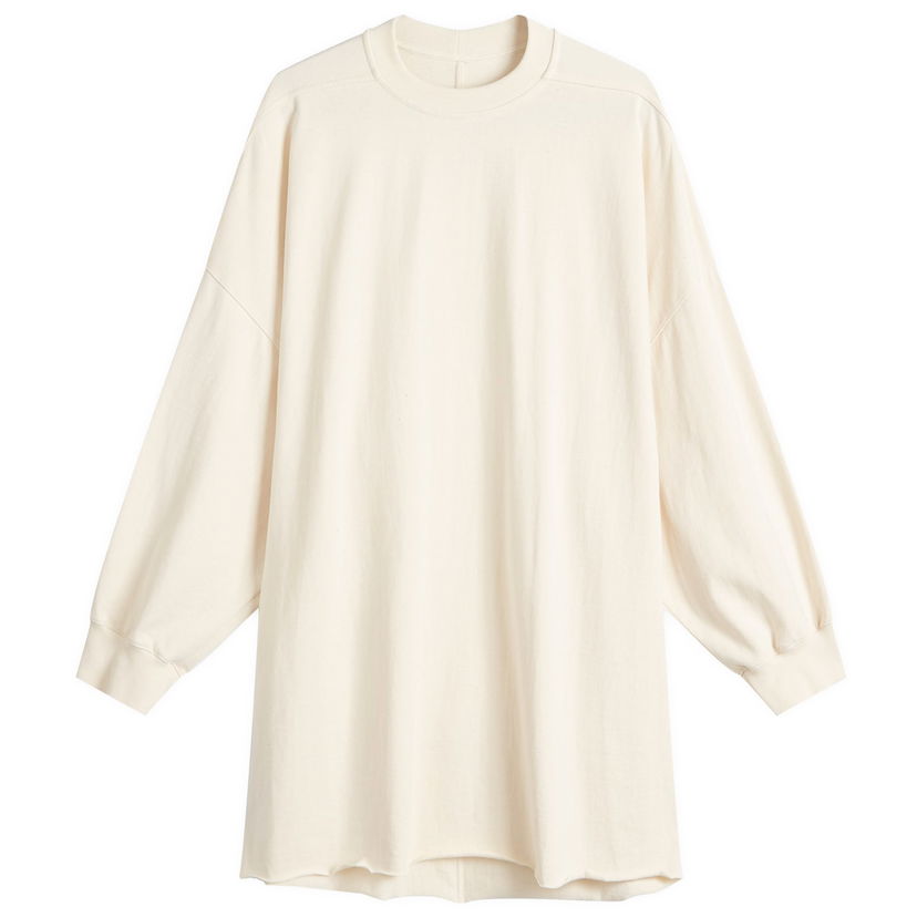 Villapaita Rick Owens Rick Owens Tommy Long Sleeve Heavy Jersey T-Shirt Beige | RU01E5276-BA-21