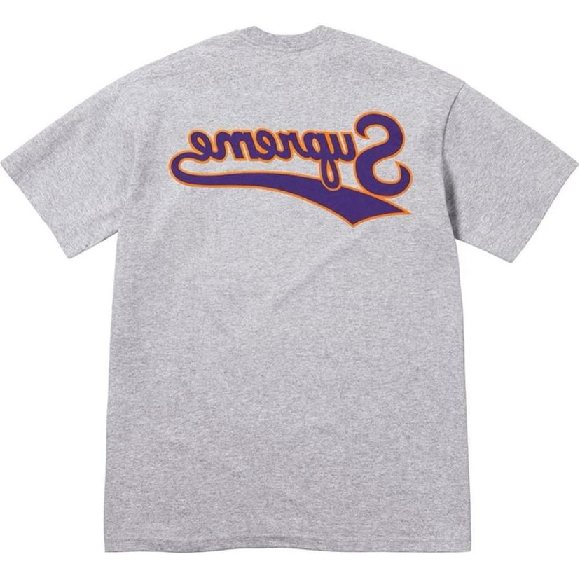 T-paita Supreme Backwards Logo Graphic T-Shirt Harmaa | SUP-SS24-296