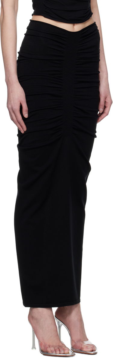 Hame Alexander Wang Alexander Wang Ruched Maxi Skirt Musta | 1KC1255095, 1