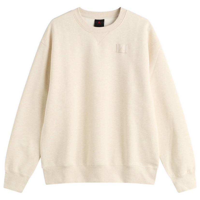Huppari Jordan Flight Fleece Crew Sweatshirt Beige | FV7053-104