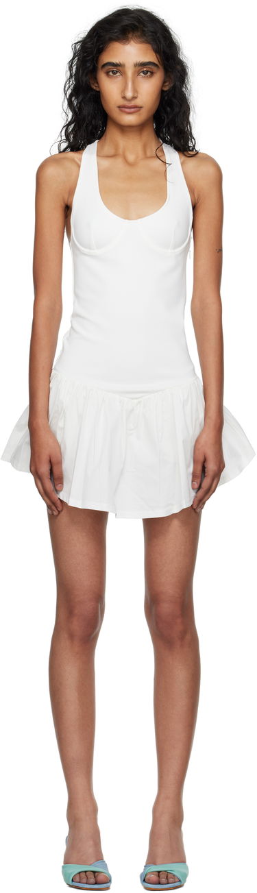 Mekko Miaou Miaou Alice Mini Dress Valkoinen | 5065PONWHT, 0