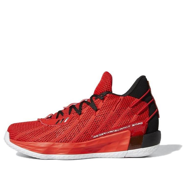 Tennarit ja kengät adidas Originals Dame 7 GCA Lillard Time Punainen | FZ0206