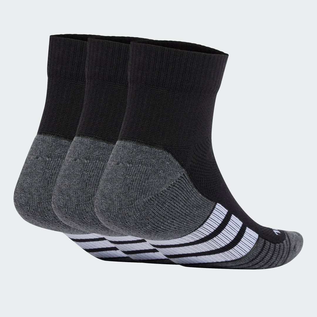 Sukat adidas Performance Performance Cushioned Quarter Socks (3 Pairs) Musta | JC6446, 0