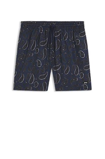 Shortsit BOSS Paisley Print Swim Shorts Tummansininen | 50544547