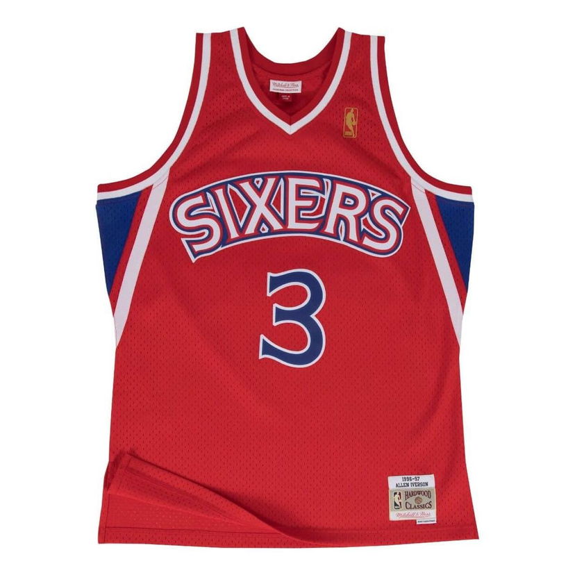 Jersey Mitchell & Ness Philadelphia 76ers 'Allen Iverson' Swingman Jersey Punainen | AJY4CP19161-P76SCAR96AIV