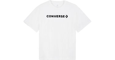 T-paita Converse Strip Wordmark Relaxed Valkoinen | 10024661-a01-102, 1
