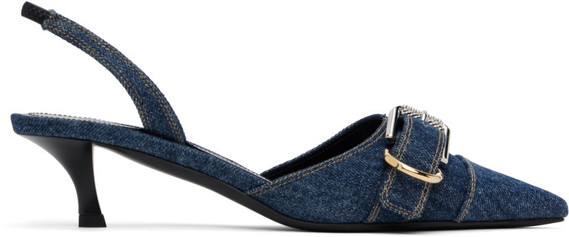 Tennarit ja kengät Givenchy Givenchy Voyou Slingback Heels Sininen | BE308XE259401