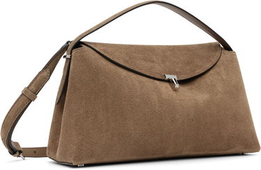 Käsilaukku TOTEME TOTEME T-Lock Suede Top Handle Bag Ruskea | 241-WAL961-LE0004, 1