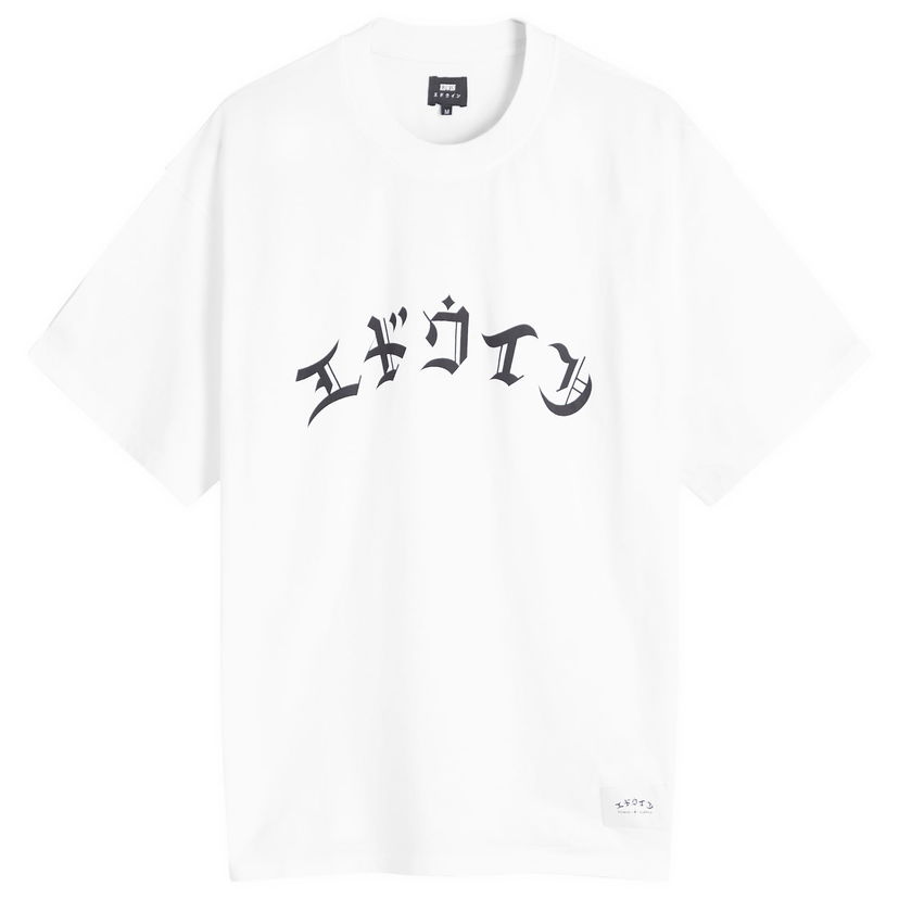 T-paita EDWIN Men's High Life Low Levels T-Shirt White Valkoinen | I034162-0267