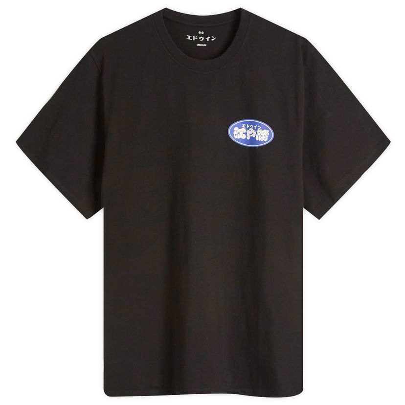 T-paita EDWIN Edo Win T-Shirt Musta | I035006-8967