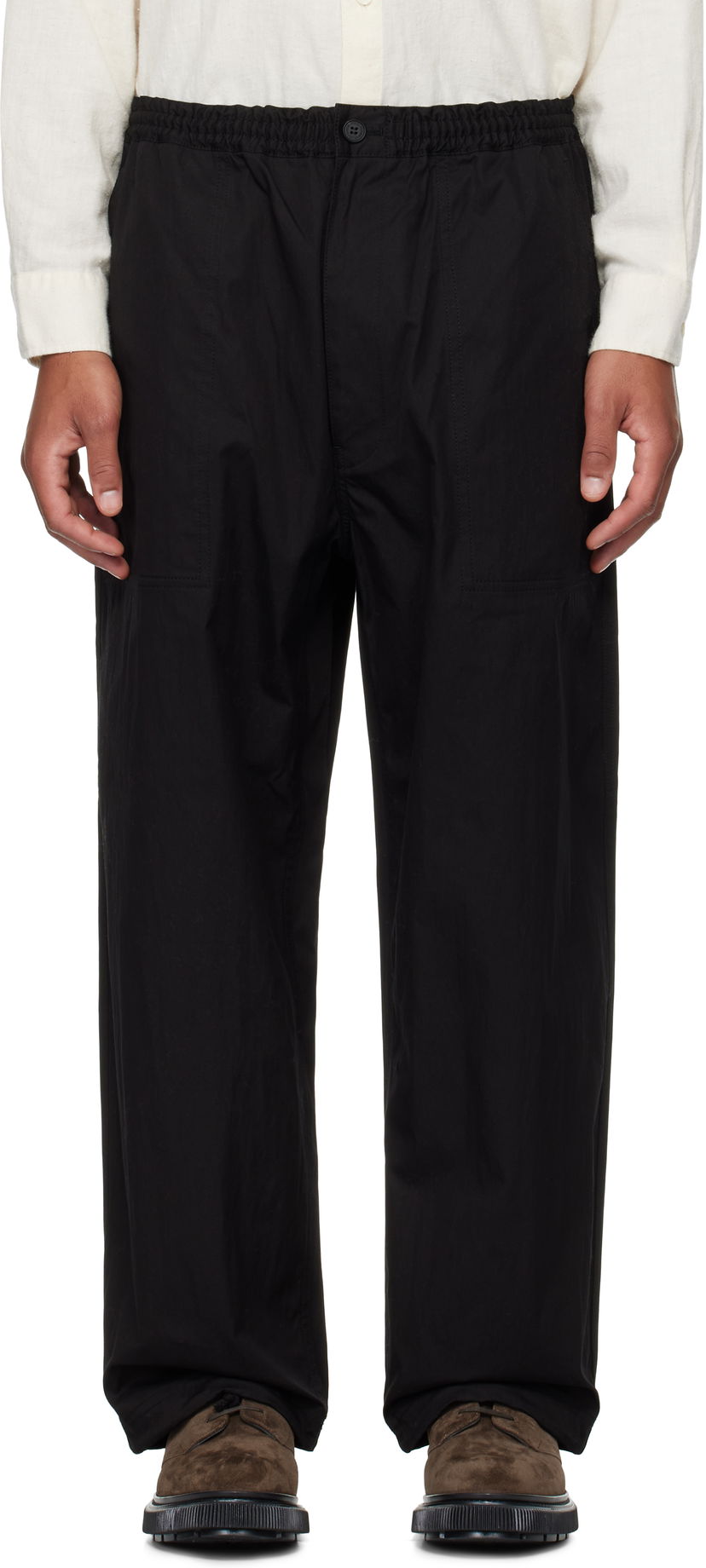 Housut Comme des Garçons Weather Trousers Musta | HN-P024-051