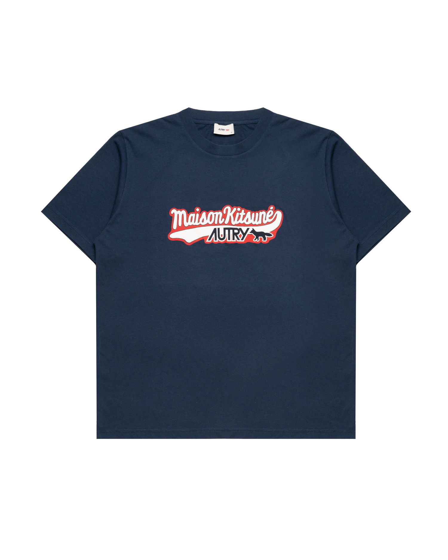 T-paita Autry Autry Action Shoes x Maison Kitsuné T-Shirt Tummansininen | TSPXMK2B, 0