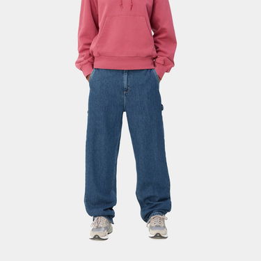 Jeans Carhartt WIP Pierce Pant Straight "Blue stone washed" Tummansininen | I031251_01_06, 0