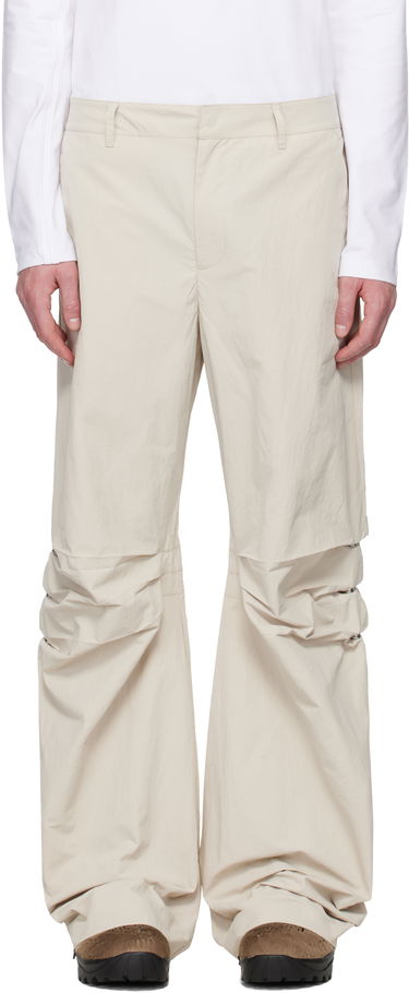 Housut HELIOT EMIL HELIOT EMIL Ferro Gathered Trousers Beige | SS25_M_10_193_ST18, 0