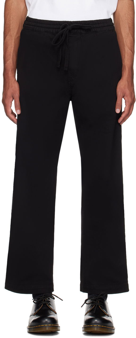 Housut Carhartt WIP Relaxed Fit Cotton Twill Trousers Musta | I033585