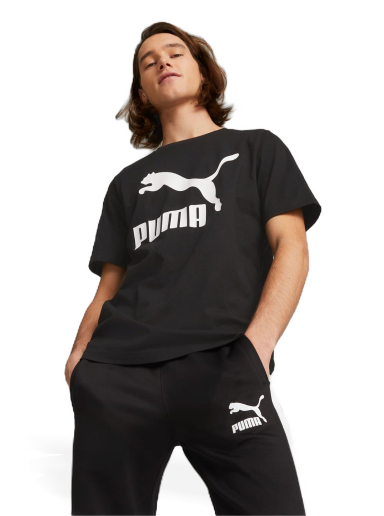 T-paita Puma Classics Logo T-Shirt Musta | 530088_01