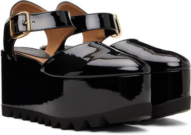 Tennarit ja kengät Stella McCartney Stella McCartney Elyse Patent Platform Sandals Musta | 810554APADF0, 3
