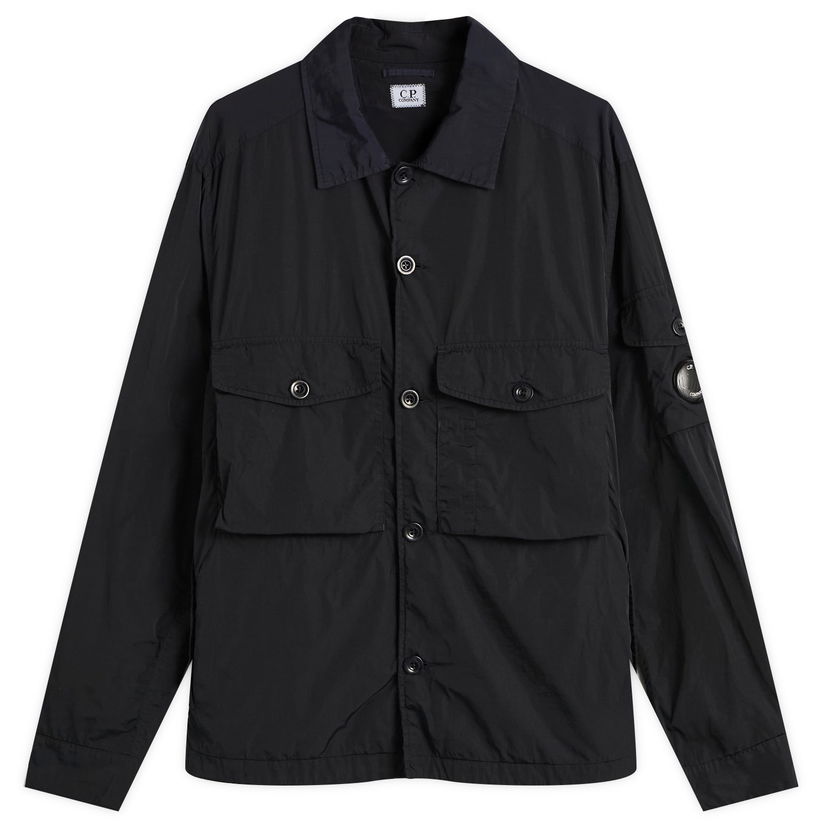Paita C.P. Company C.P. Company Chrome-R Overshirt Musta | 19CMOS087A-005904G-888