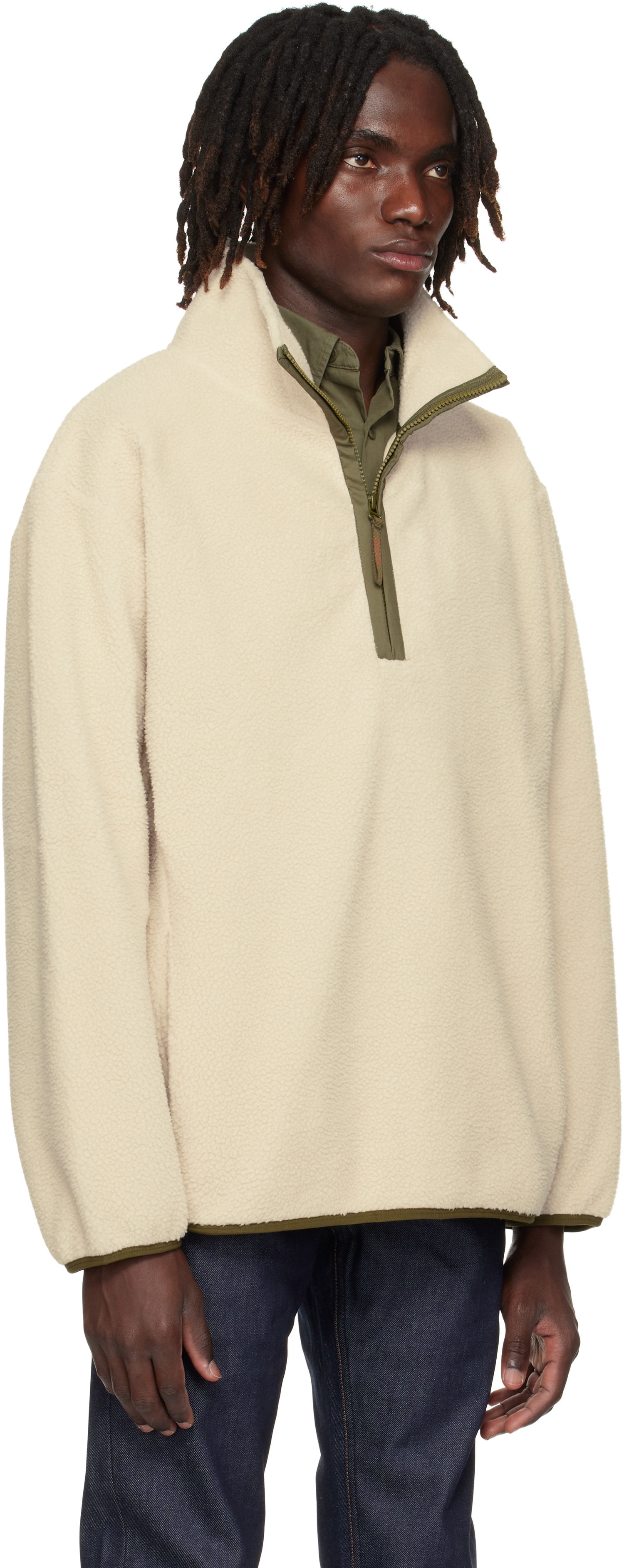 Villapaita A.P.C. A.P.C. Willy Fleece Pullover Beige | PSAIF-H27990, 1